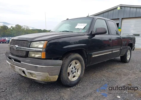 2005 Chevrolet Silverado 1500 Lt из США, поврежденный, VIN 1GCEC19Z95Z156125